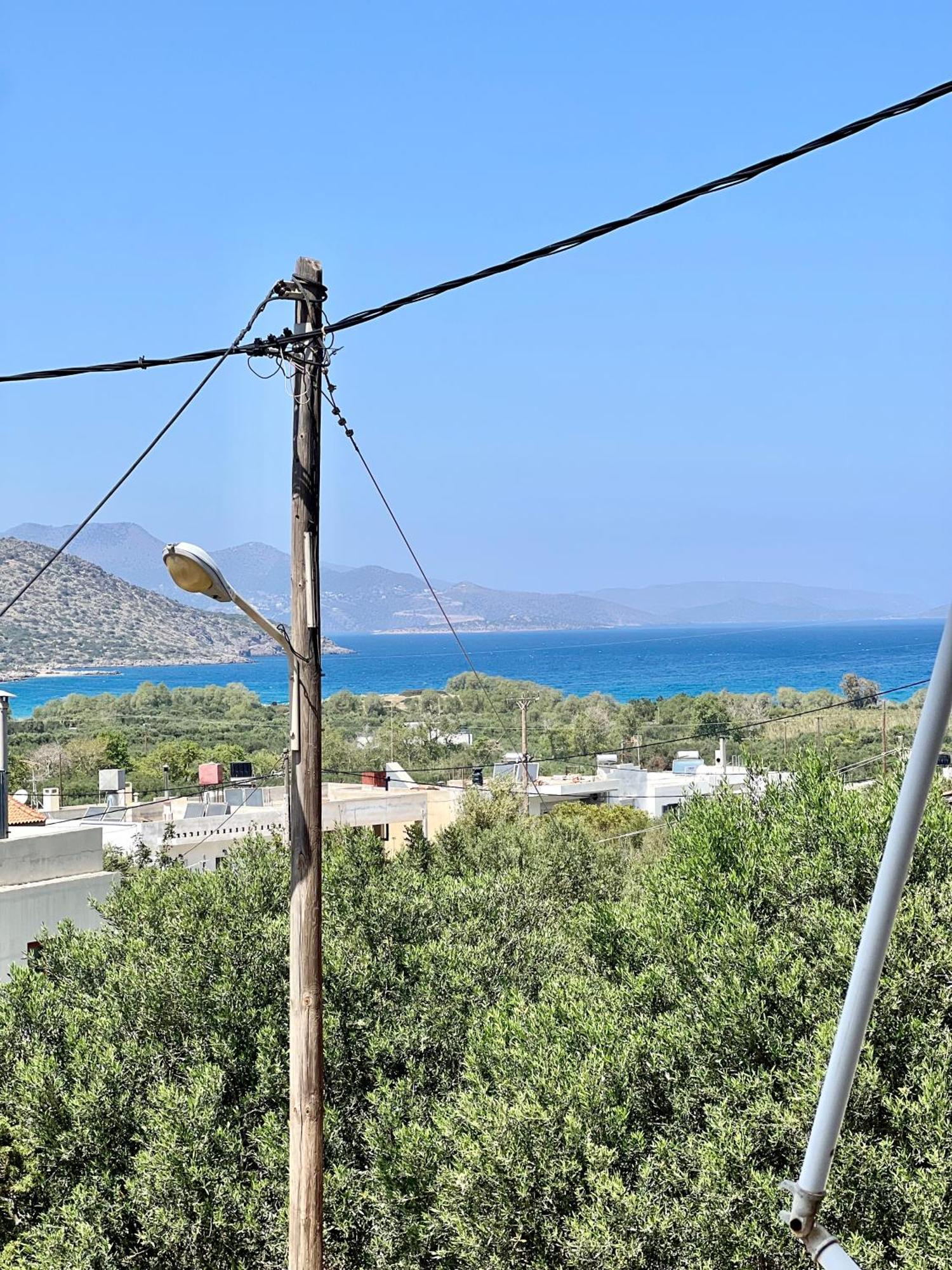 “Shiny” Sea View Apartment At Istron Agios Nikolaos Exterior foto